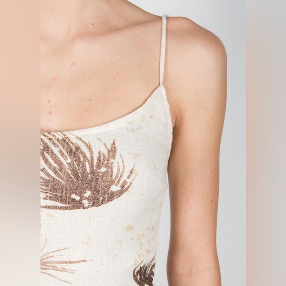 Objects Without Meaning Amber Dress White Palm - Picture 6 of 16